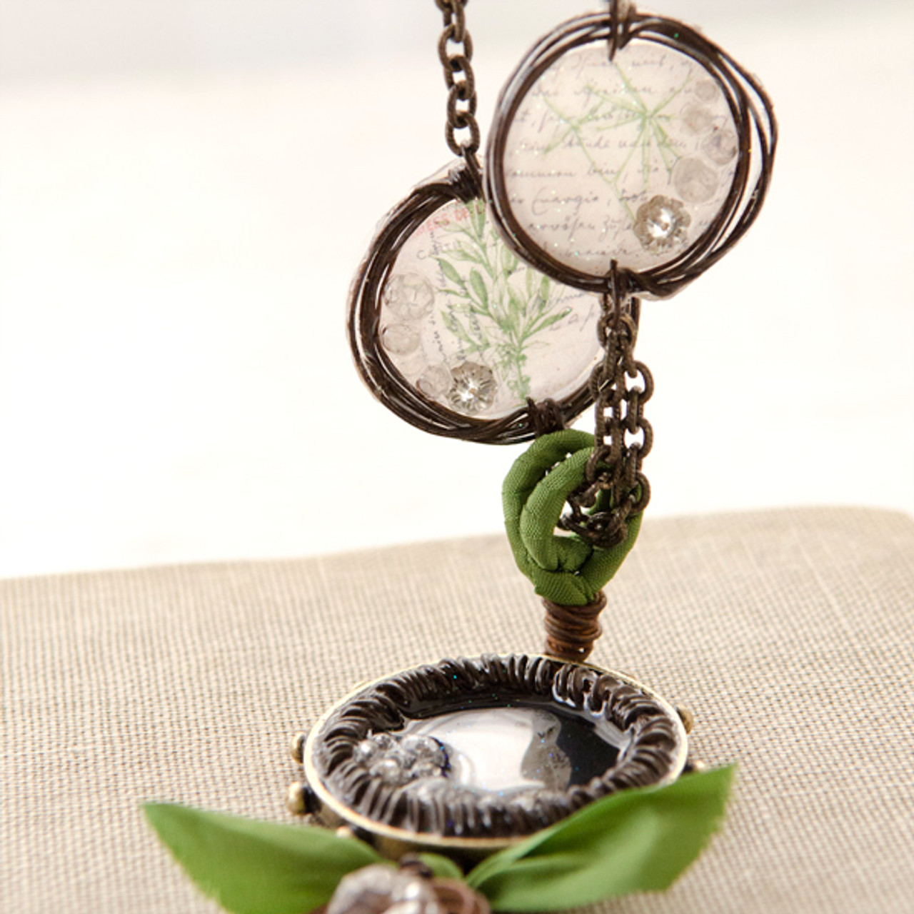 Handmade photo store charm pendant