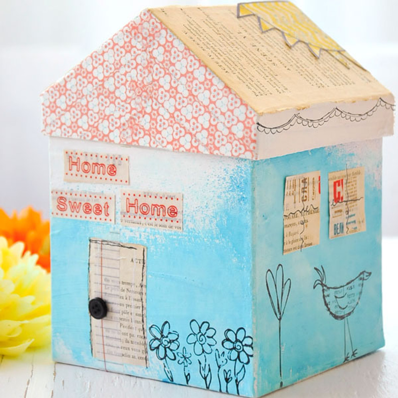 Painted Paper Mache Boxes - Project