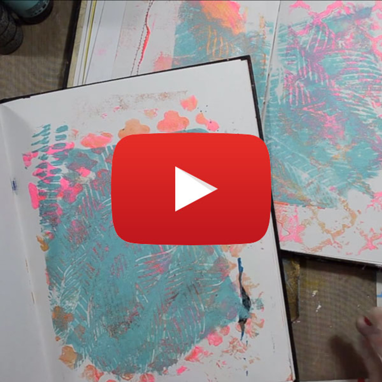 Gelli Plate Printing Video by Samantha Kira Harding - Stampington & Company