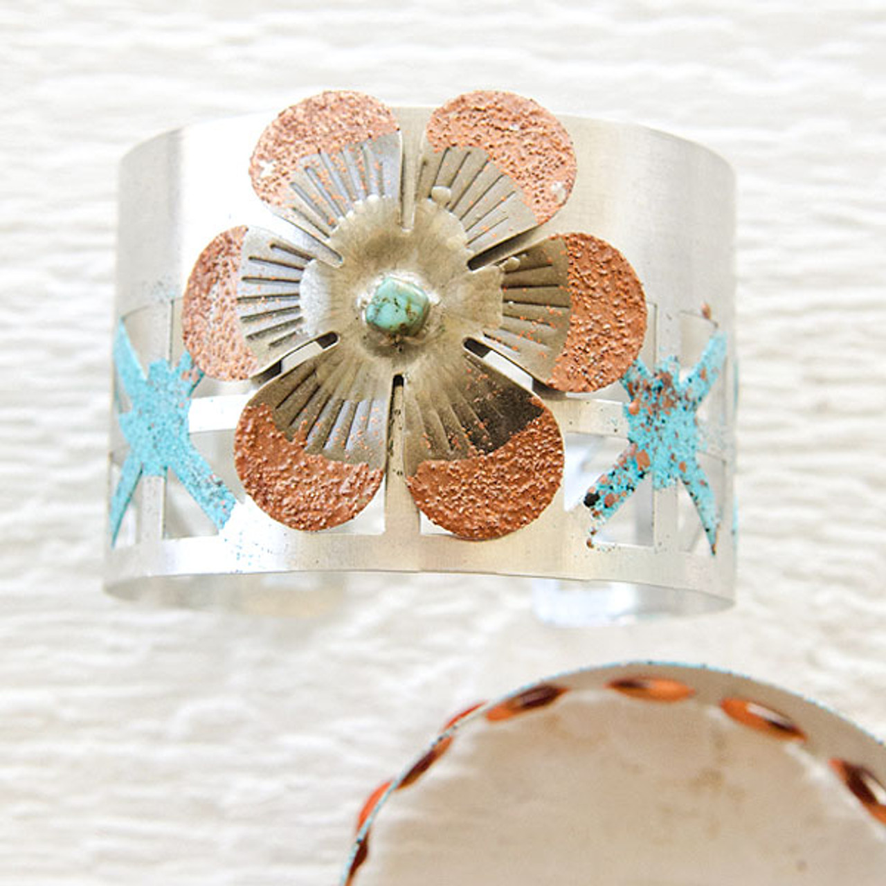 Scrap Metal Cuff Bracelets Project by Johanna Love