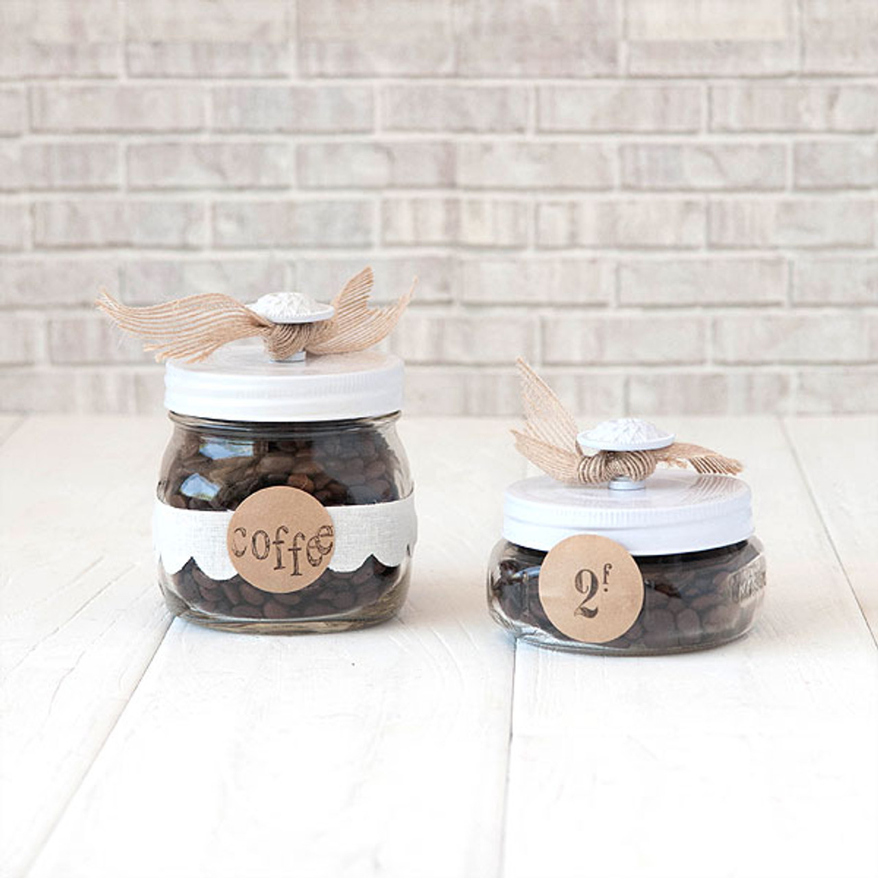 Clearance Gem I Heart Coffee Gift Jar Project - Stampington