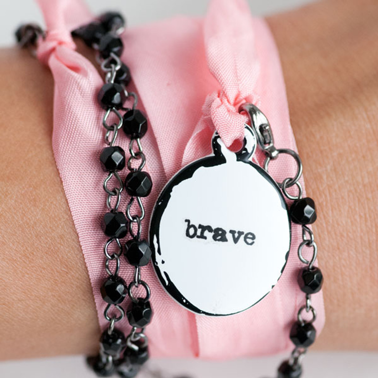 Motivational Be Brave Bracelet  Life Less Ordinary