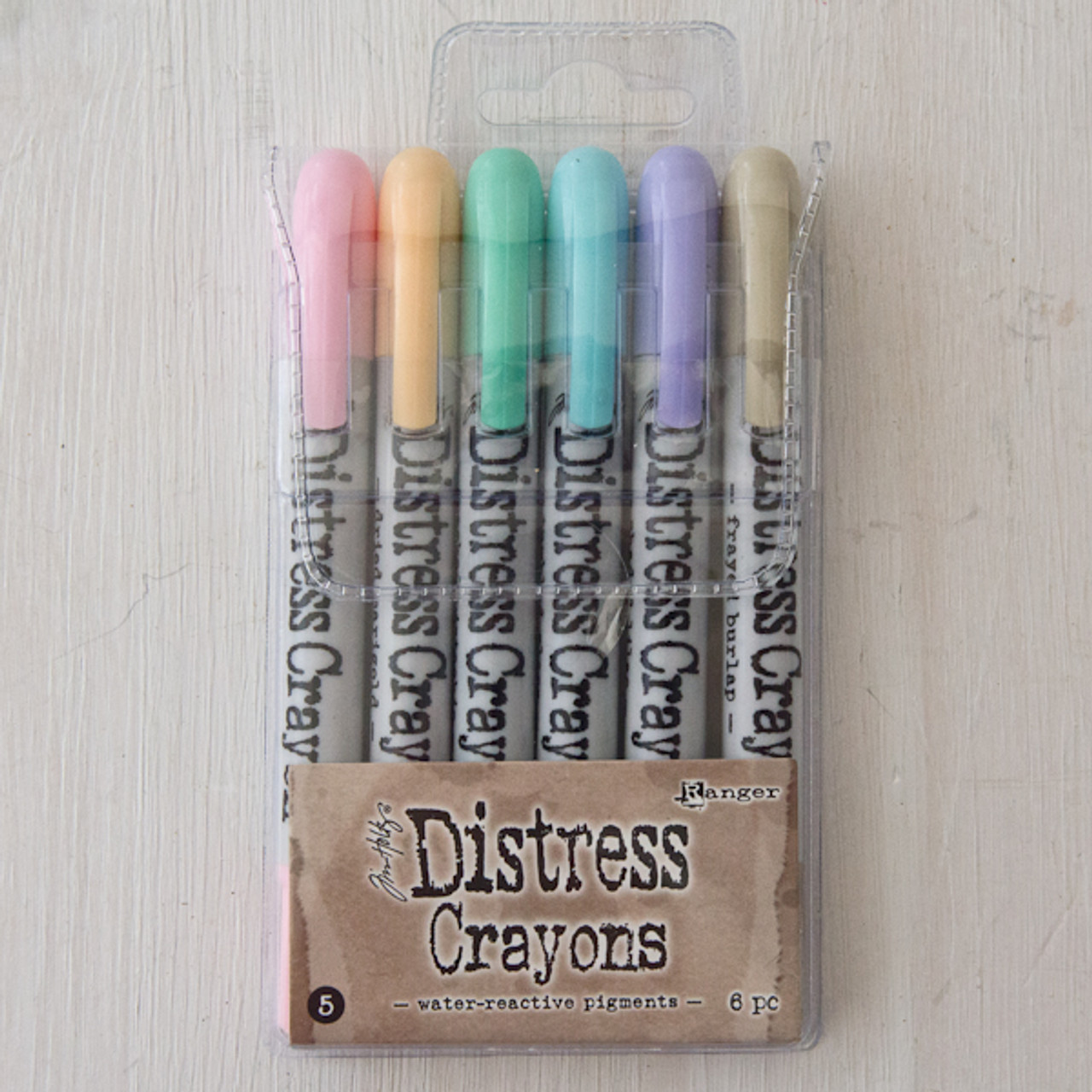 Ranger Ink Distress Ink Crayons - Set 5 Pastels