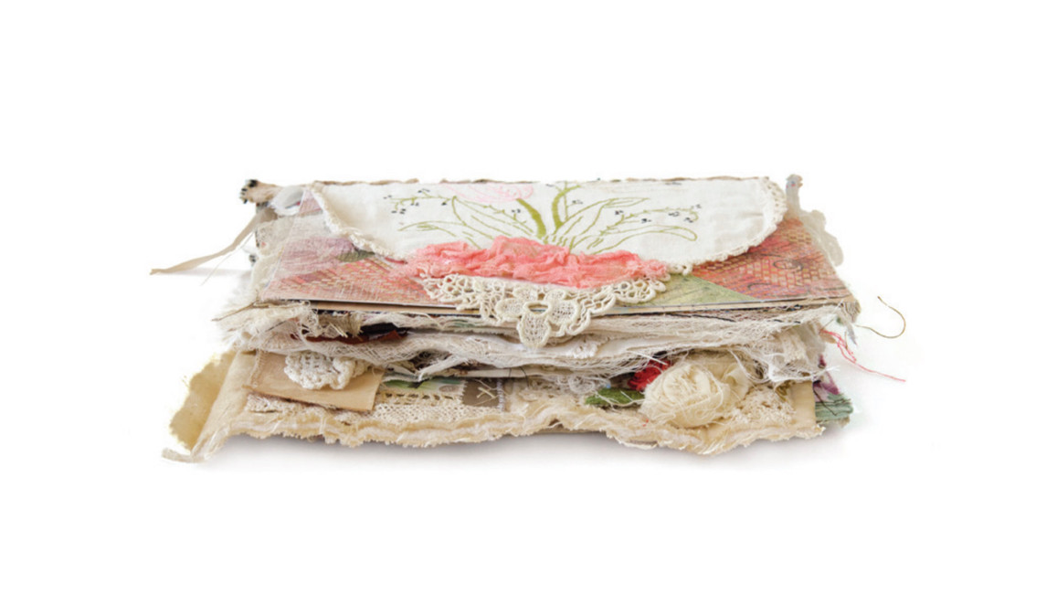 Mixed-Media Fabric Journal: From Bits to Pieces