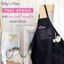 Free Apron with Art Journaling Subscription