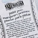 Dylusions Paint Pens Black and White, 2pc