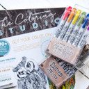 The Coloring Studio Gift Bundle with Tim Holtz Distress Crayon Sets