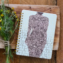 Living Woman Spiral Notebook by Papaya Art