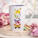 Four Butterflies Latte Mug