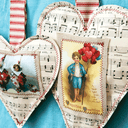 Vintage Valentine Ornaments Project