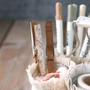 Shabby Chic Art Supplies Caddy