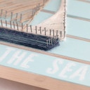 Somewhere Beyond the Sea Rustic Pallet Project by Gabriela Perdomo