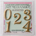 Art Mechanique Silhouette Blanks  Numbers