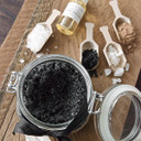 Chocolate Body Salt Scrub Kit with Activated Charcoal