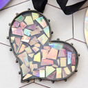 Punk Rock CD Mosaic Heart Bezel