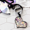 Punk Rock CD Mosaic Heart Bezel