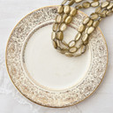 Gold Filigree Plate for Photo Prop, Antique Decoration, or Mosaic