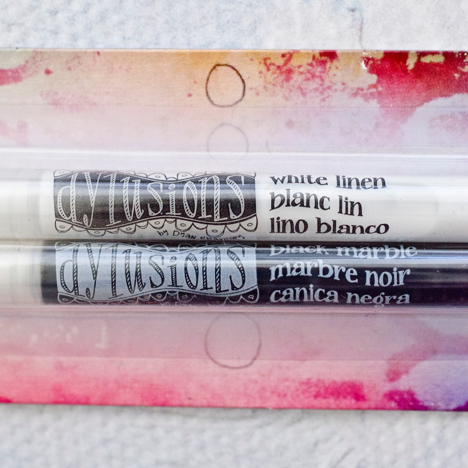 Dylusions Paint Pens Black and White, 2pc Stampington & Company