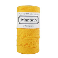 Divine Twine Baker's Twine  Solid Yellow