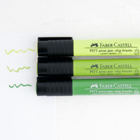 Faber-Castell Mix & Match Stamper's Big Brush Pen Set Green