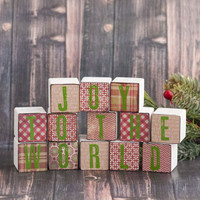 Joy to the World Blocks Project by Sarah Donawerth