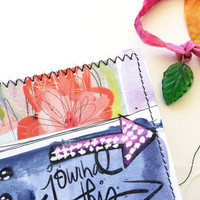 Jot it Down Quick and Colorful Handmade Journal Project by Rae Missigman