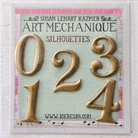 Art Mechanique Silhouette Blanks  Numbers