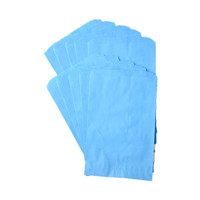 Pinch Bottom Paper Bags Medium Blue 6 x 9 inches