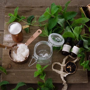 DIY Orange & Mint Sugar Scrub by Danielle Williams