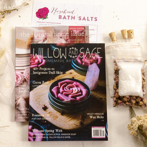 Willow and Sage Natural Rosebud Salts DIY Bundle