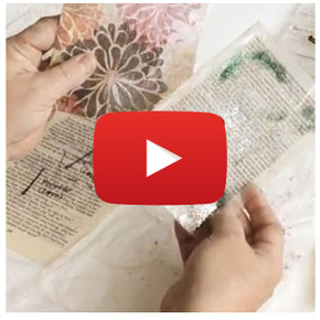 Resin Paper Video By Guest Artist Jen Cushman, Inspired by Susan Lenart Kazmar