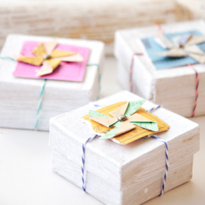 Pretty Pinwheel Boxes Project