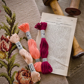 The Embroideress Bundle in Rose Garden
