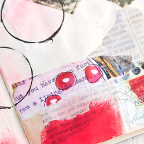 Go Where Your Heart Takes You A Monthly Art Journal Project + A FREE Printable
