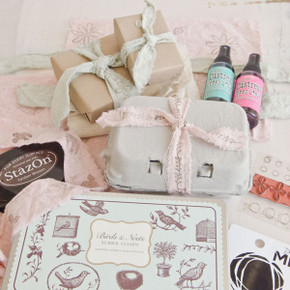 Hand-Stamped Muslin Fabric That's To Dye For Hand-Stamped Muslin Fabric That's To Dye For