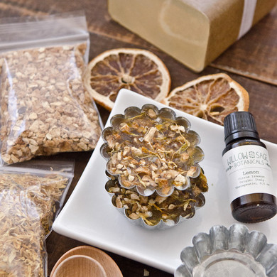 Calendula and Lemon Peel Soap Making Kit