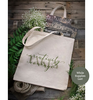 Free "Creativity Takes Courage" Tote Subscription Offer