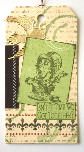 Mad Hatter Tag Invitations Project