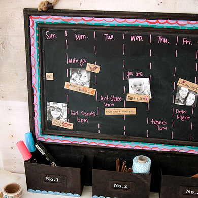 Days of the Week Magnetic Board Project