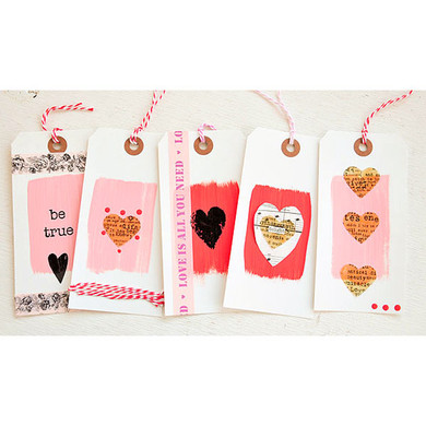 Love Notes Altered Tags Project by Kristen Robinson