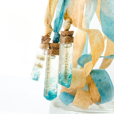 Ice Capsule Necklaces by Johanna Love