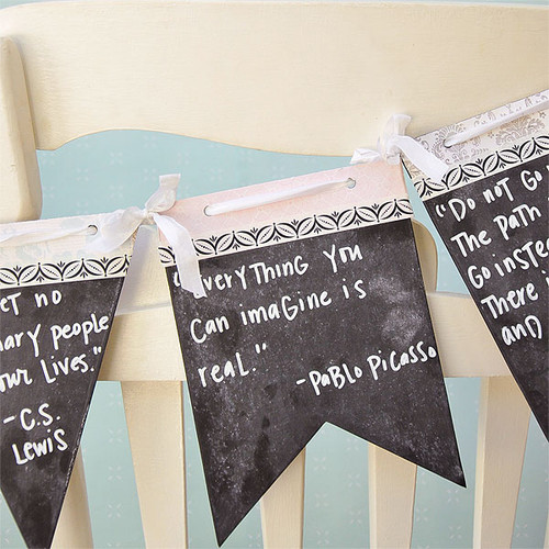 Chalkboard Quote Banner Project