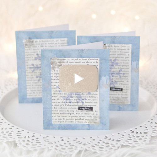 Winter Snowflake Cards Video