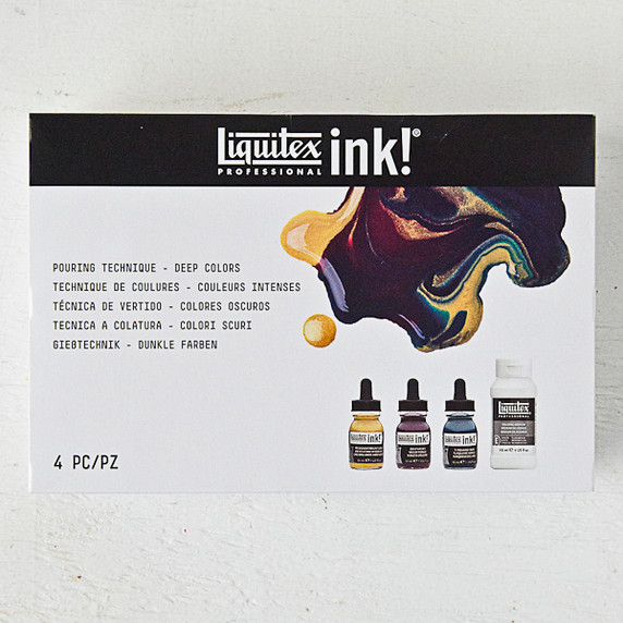 Liquitex Pouring Kit  Deep Colors