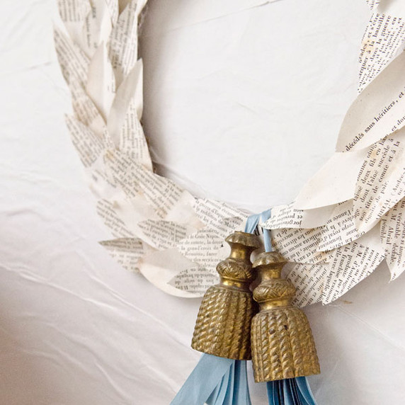 French Flea Market Laurel Wreath Project