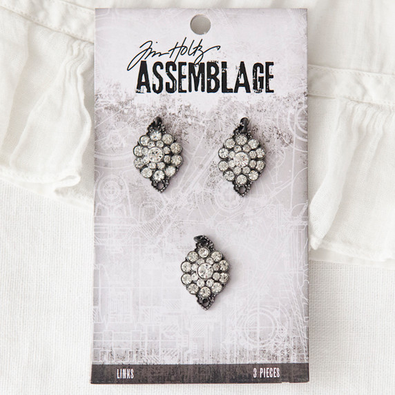 Tim Holtz Assemblage Links  Gemstone Flowers