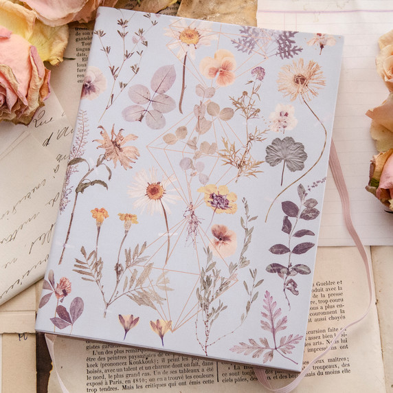 Golden Garden Sketchbook by Papaya Art