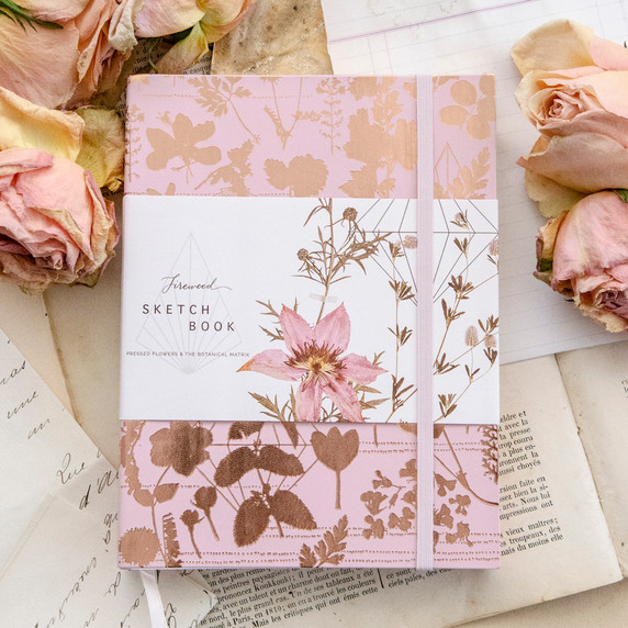 Pink Shine Sketchbook by Papaya Art