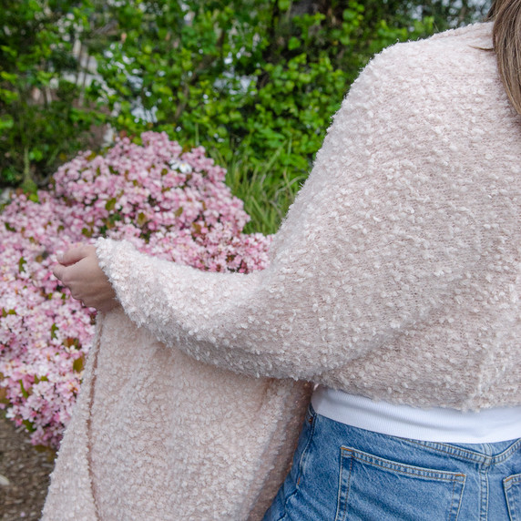 Dusty Pink Giving Shawl