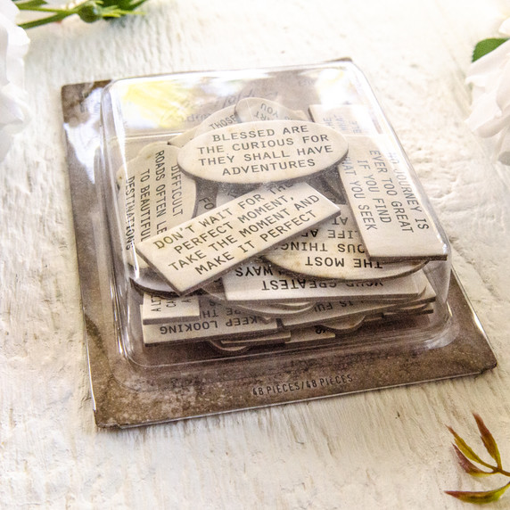 Tim Holtz Idea-ology Quote Chips